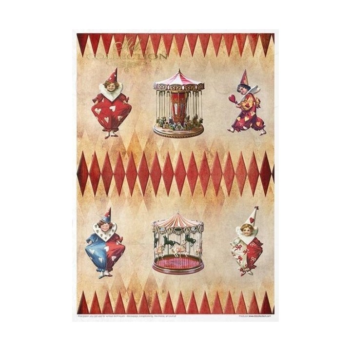 Creatieve set RS019 Carnaval - Pierrot verliefd