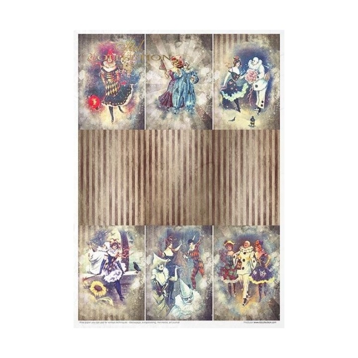 Creatieve set RS019 Carnaval - Pierrot verliefd