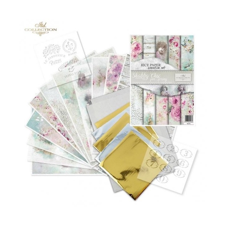 Creatieve set RS021 Shabby Chic voor de lente