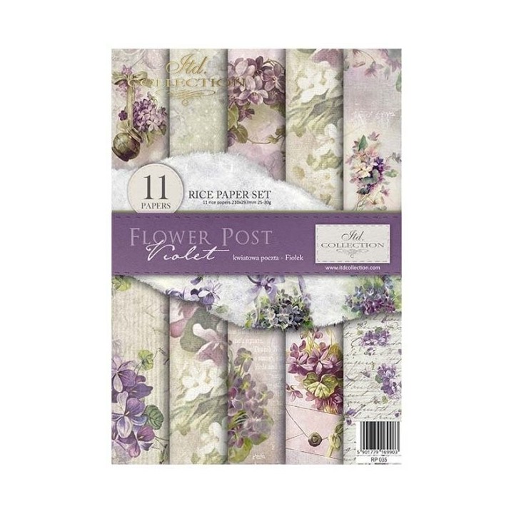 Creatieve set RP035 Bloemenpaal - Violet