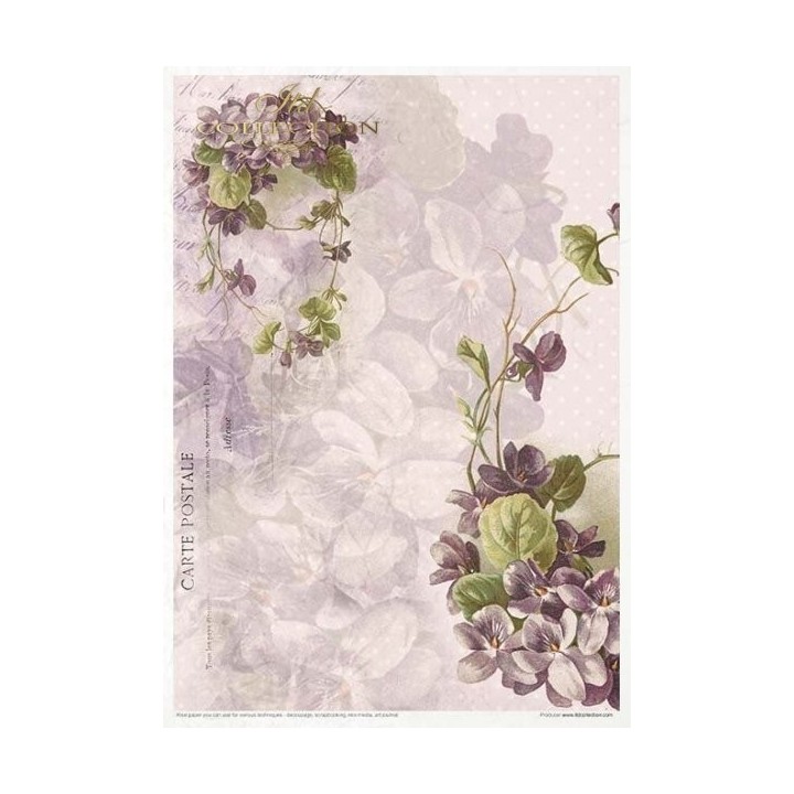 Creatieve set RP035 Bloemenpaal - Violet