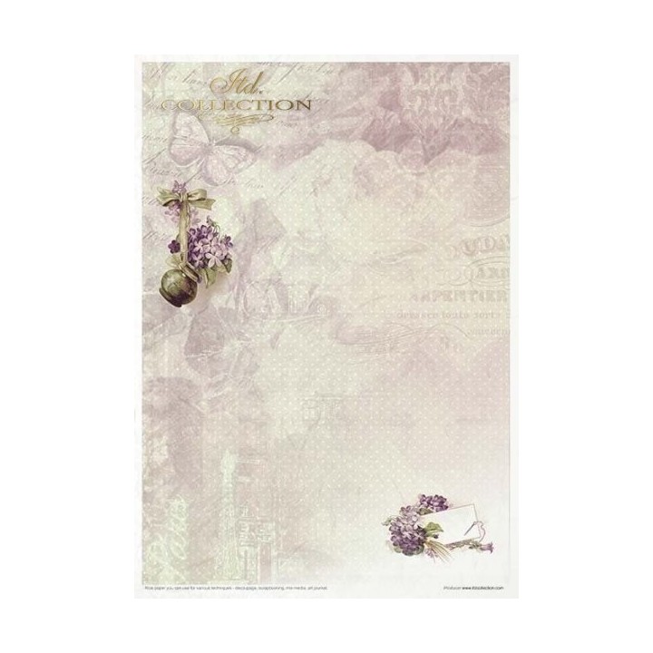 Creatieve set RP035 Bloemenpaal - Violet