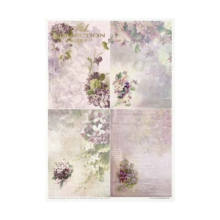 Creatieve set RP035 Bloemenpaal - Violet