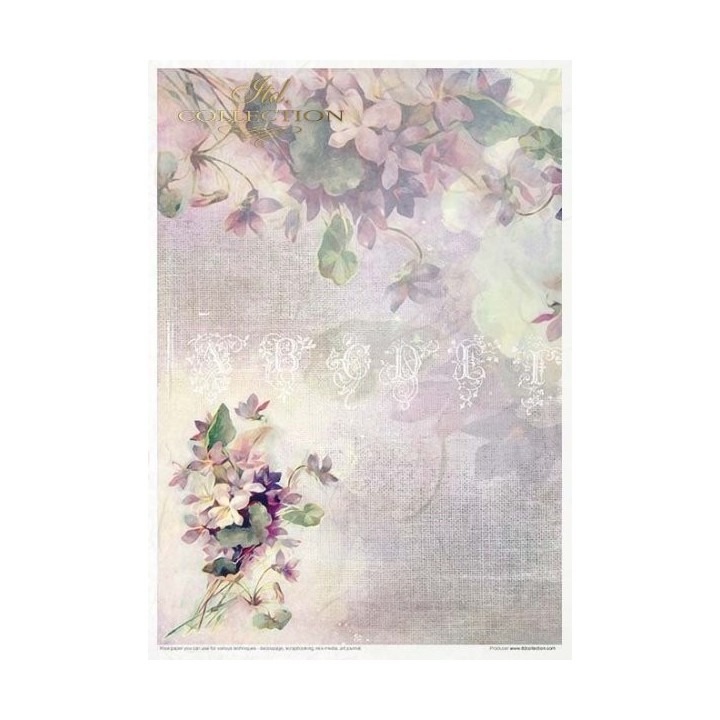 Creatieve set RP035 Bloemenpaal - Violet