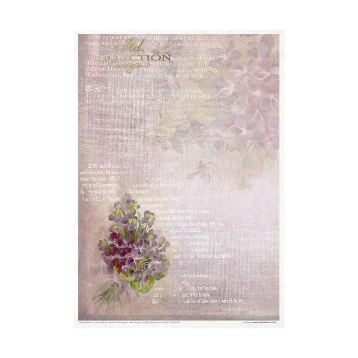 Creatieve set RP035 Bloemenpaal - Violet