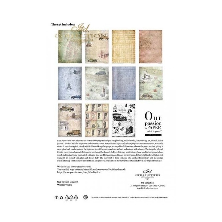 Creatieve set RP022 Oude auto's
