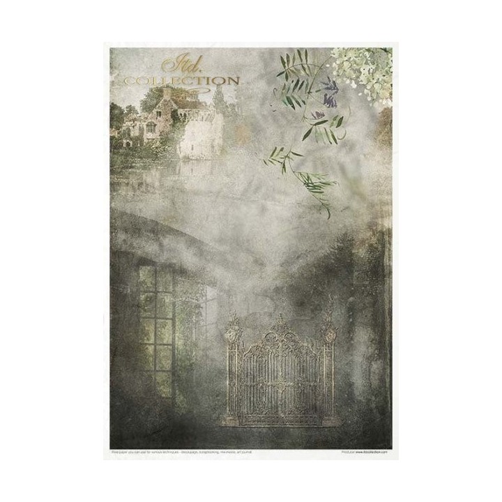 Creatieve set RP032 Oud dagboek - Vluchtige momenten