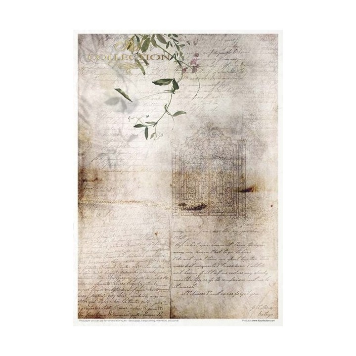 Creatieve set RP032 Oud dagboek - Vluchtige momenten