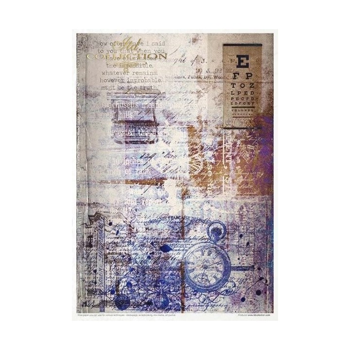 Creatieve set RP032 Oud dagboek - Vluchtige momenten