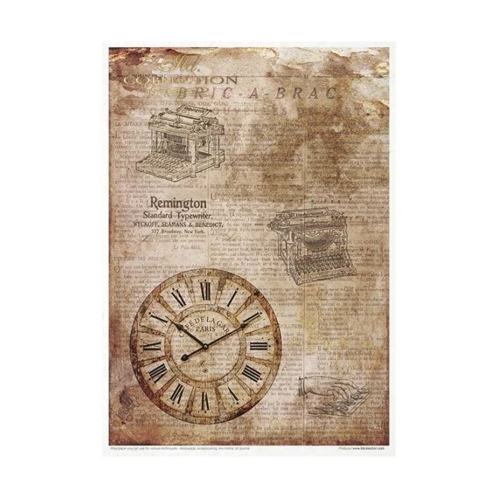 Creatieve set RP032 Oud dagboek - Vluchtige momenten