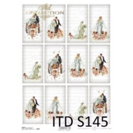 Decoupagepapier Soft ITD S0145