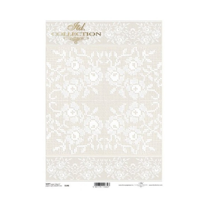 Decoupagepapier Soft ITD S0146