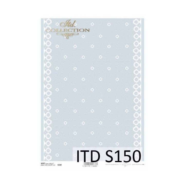 Decoupagepapier Soft ITD S0150