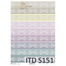 Decoupagepapier Zacht ITD S0151