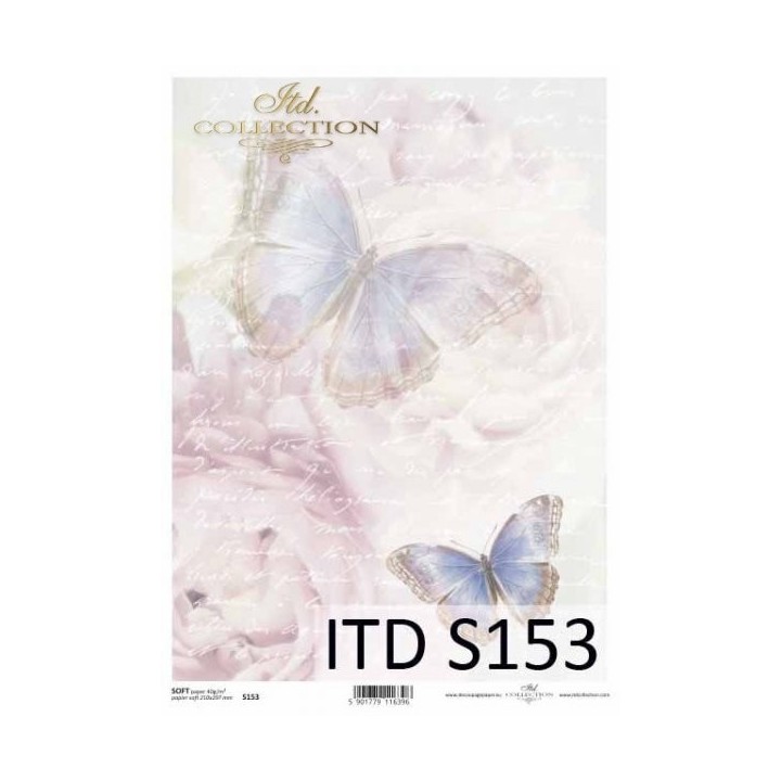 Decoupagepapier Soft ITD S0153