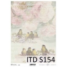 Decoupagepapier Soft ITD S0154