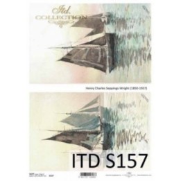 Decoupagepapier Zacht ITD S0157