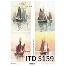 Decoupagepapier Soft ITD S0159