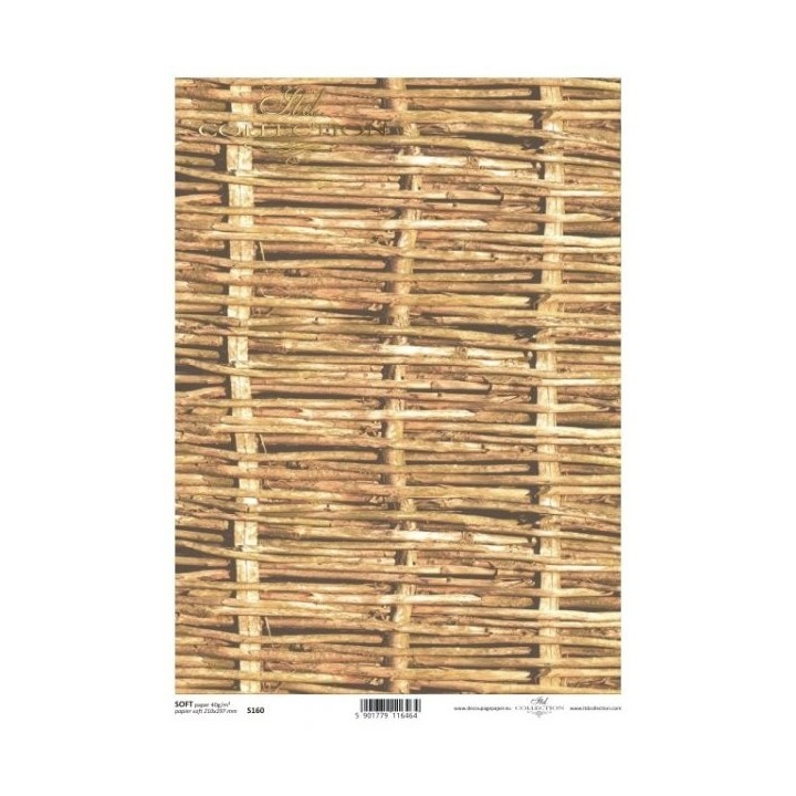 Decoupagepapier Soft ITD S0160