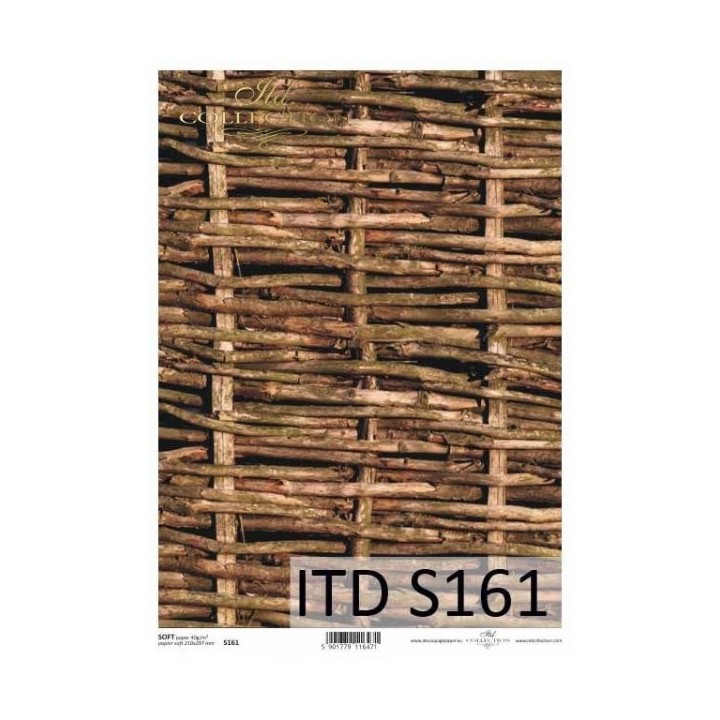 Decoupagepapier Soft ITD S0161