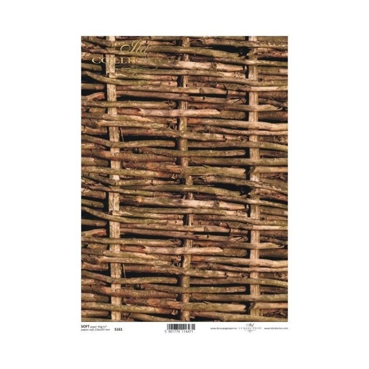 Decoupagepapier Soft ITD S0161