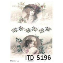 Decoupagepapier Soft ITD S0196