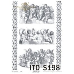 Decoupagepapier Soft ITD S0198
