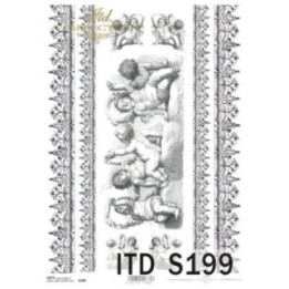 Decoupagepapier Soft ITD S0199