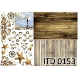 Decoupagepapier ITD D0153M