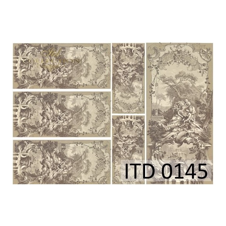 Decoupagepapier ITD D0145M