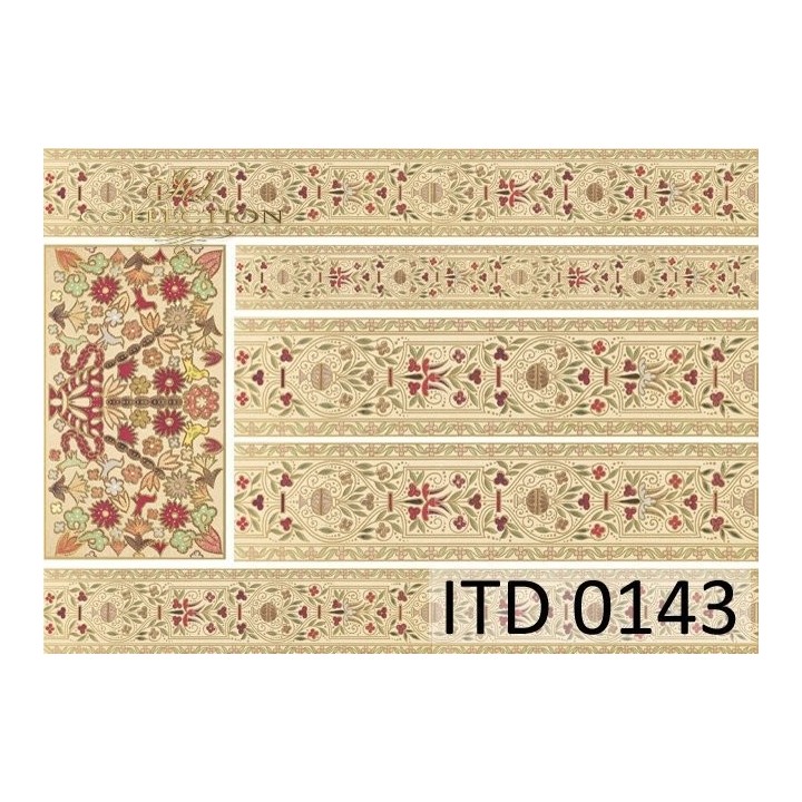 Decoupagepapier ITD D0143M