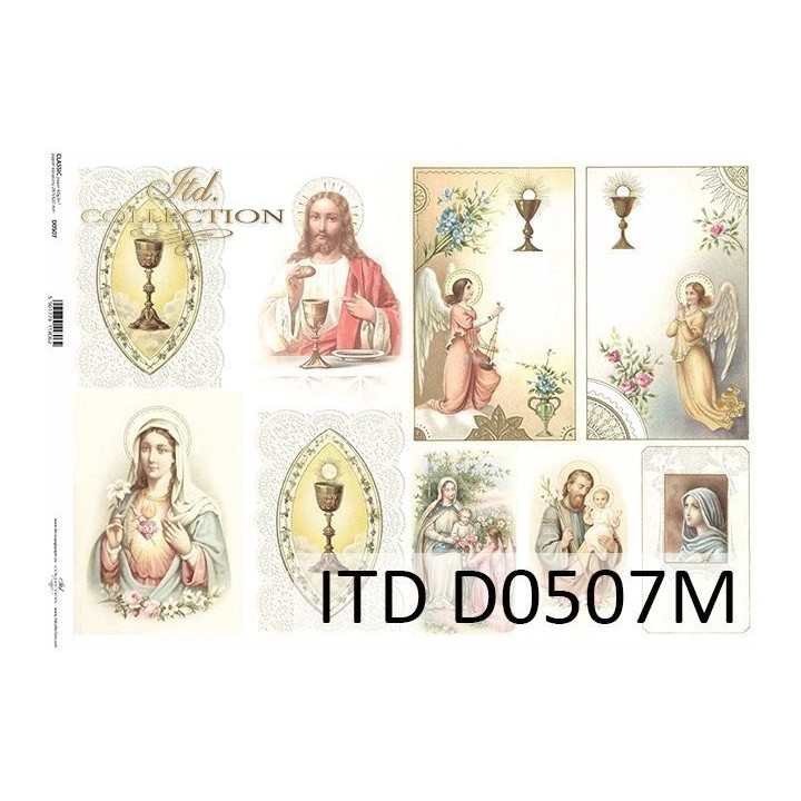Decoupagepapier ITD D0507M