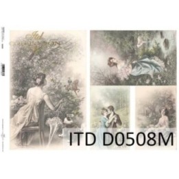 Decoupagepapier ITD D0508M