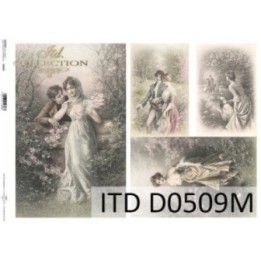 Decoupagepapier ITD D0509M