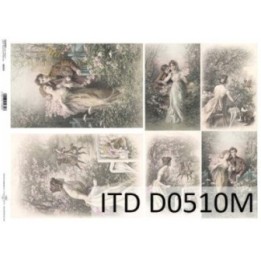Decoupagepapier ITD D0510M