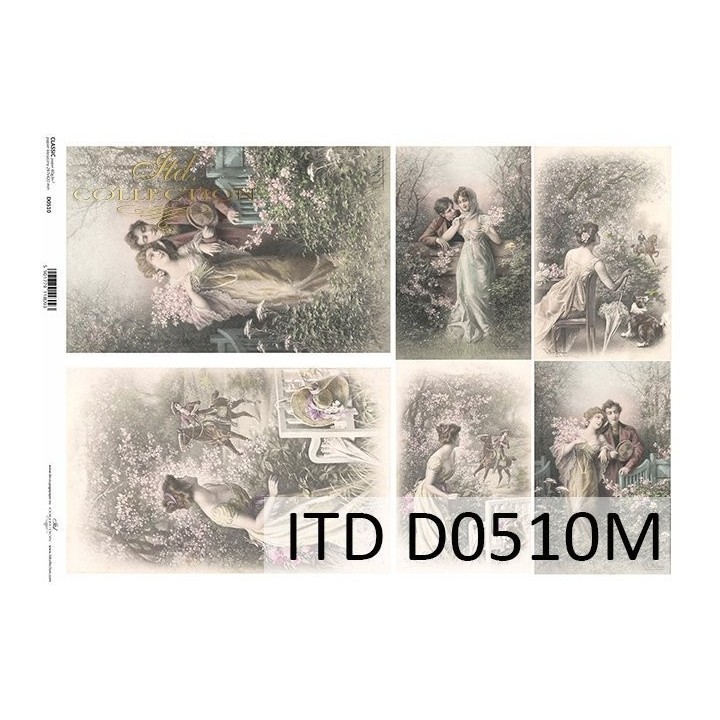 Decoupagepapier ITD D0510M