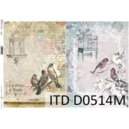 Decoupagepapier ITD D0514M