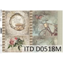 Decoupagepapier ITD D0518M