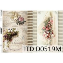 Decoupagepapier ITD D0519M