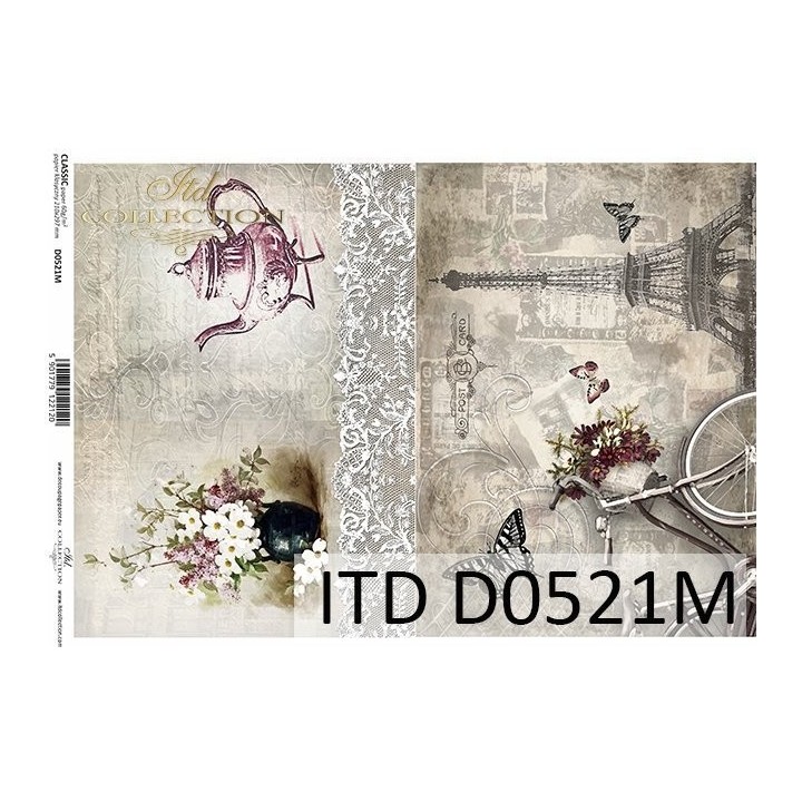 Decoupagepapier ITD D0521M