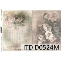 Decoupagepapier ITD D0524M