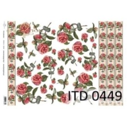 Decoupagepapier ITD D0449M
