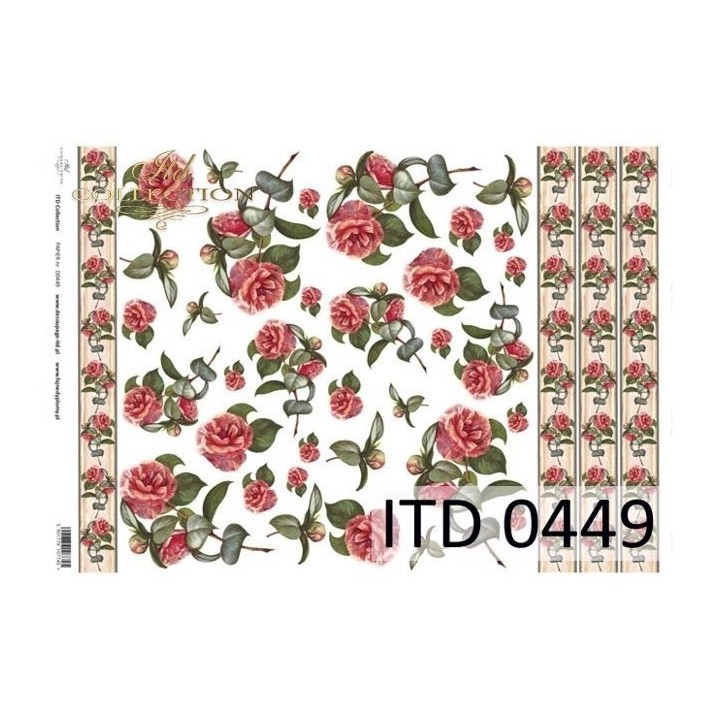 Decoupagepapier ITD D0449M