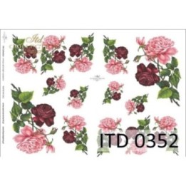 Decoupagepapier ITD D0352M