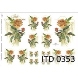 Decoupagepapier ITD D0353M