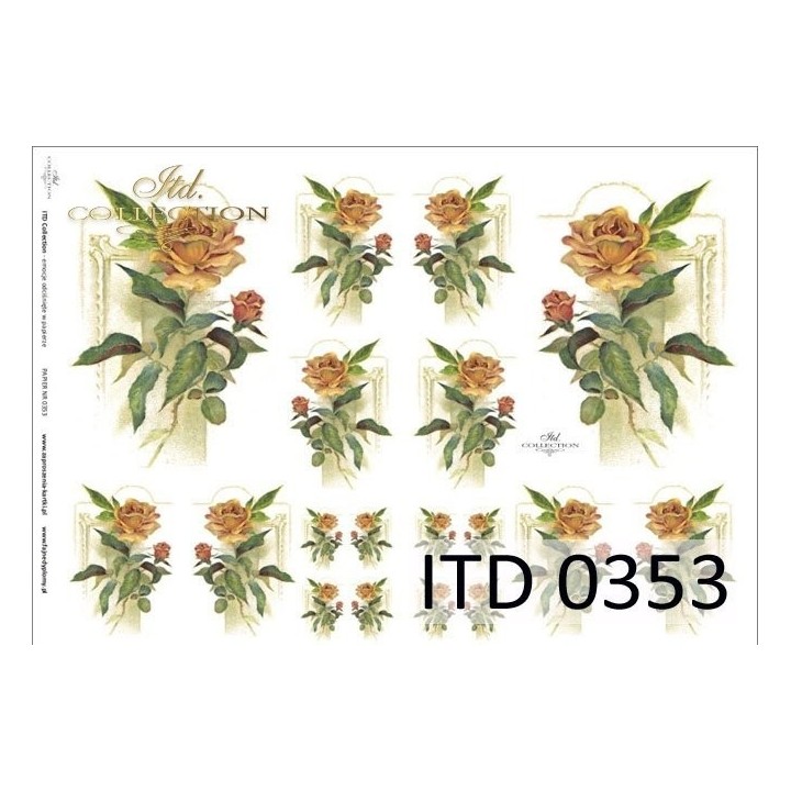 Decoupagepapier ITD D0353M