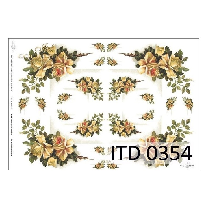Decoupagepapier ITD D0354M