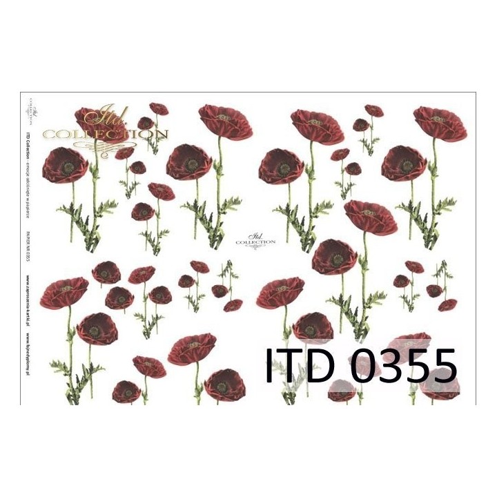 Decoupagepapier ITD D0355M