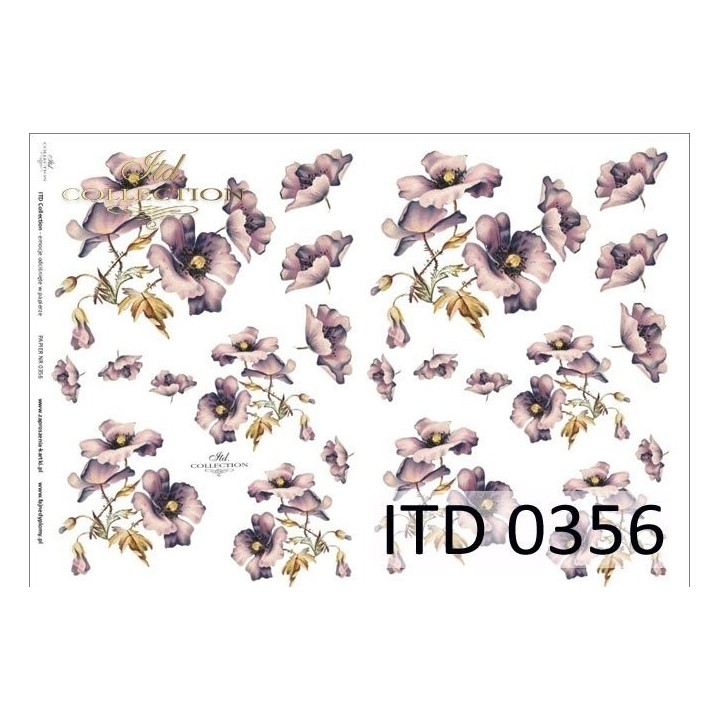 Decoupagepapier ITD D0356M