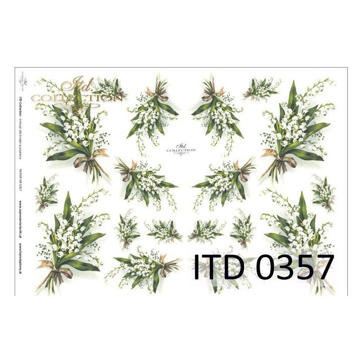Decoupagepapier ITD D0357M
